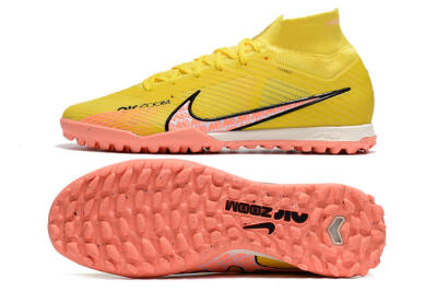 Nike Air Zoom Mercurial Superfly 9 Elite TF Football Shoes - Yellow/Pink/Black