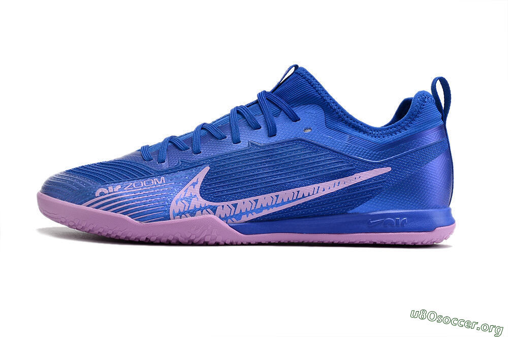 Nike Air Zoom Mercurial Vapor 15 Pro IC Football Shoes - Blue/Pink 3