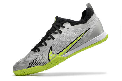Nike Air Zoom Mercurial Vapor 15 Pro IC Football Shoes - Silver/Yellow/Black