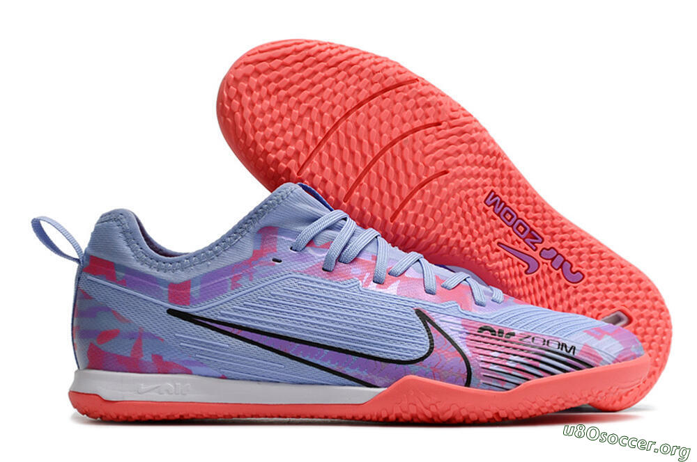 Nike Air Zoom Mercurial Vapor 15 Pro IC Football Shoes - Blue/Purple/Red 2