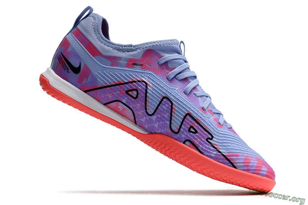 Nike Air Zoom Mercurial Vapor 15 Pro IC Football Shoes - Blue/Purple/Red 4