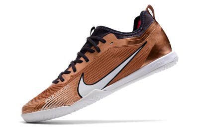Nike Air Zoom Mercurial Vapor 15 Pro IC Football Shoes - Gold/White/Black