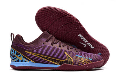 Nike Air Zoom Mercurial Vapor 15 Pro IC Football Shoes - Red/Purple/Gold/Blue