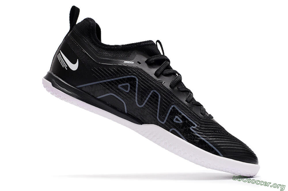Nike Air Zoom Mercurial Vapor 15 Pro IC Football Shoes - Black/White/Yellow 4