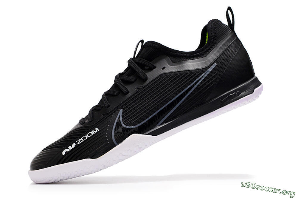 Nike Air Zoom Mercurial Vapor 15 Pro IC Football Shoes - Black/White/Yellow 5