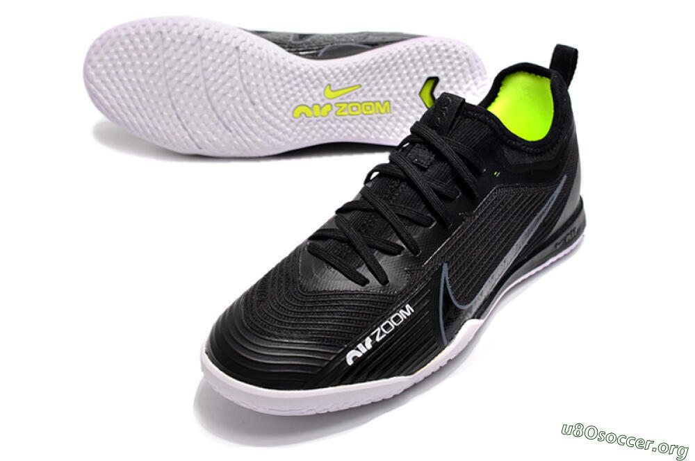 Nike Air Zoom Mercurial Vapor 15 Pro IC Football Shoes - Black/White/Yellow 0