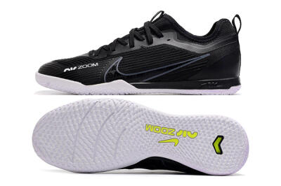 Nike Air Zoom Mercurial Vapor 15 Pro IC Football Shoes - Black/White/Yellow