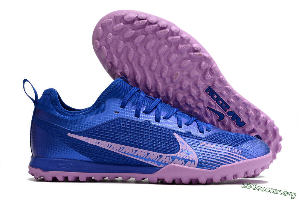 Nike Air Zoom Mercurial Vapor 15 Pro TF Football Shoes - Blue/Purple 2