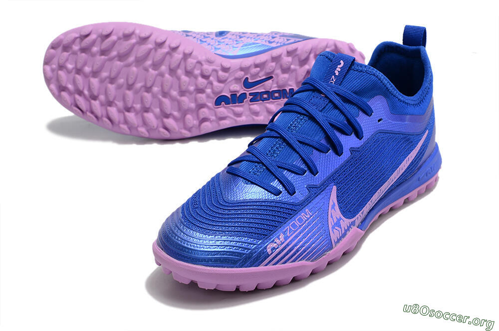 Nike Air Zoom Mercurial Vapor 15 Pro TF Football Shoes - Blue/Purple 0