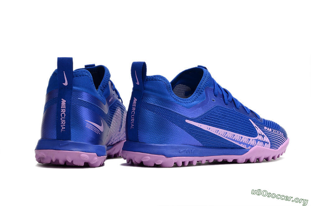 Nike Air Zoom Mercurial Vapor 15 Pro TF Football Shoes - Blue/Purple 6