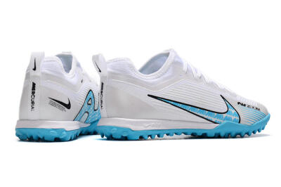 Nike Air Zoom Mercurial Vapor 15 Pro TF Football Shoes - White/Blue/Black