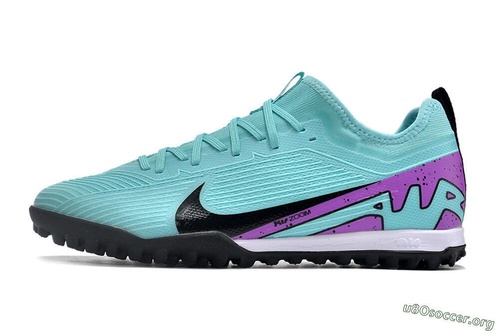 Nike Air Zoom Mercurial Vapor 15 Pro TF Football Shoes - Blue/Black/Purple 3