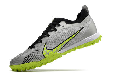 Nike Air Zoom Mercurial Vapor 15 Pro TF Football Shoes - Silver/Yellow/Black