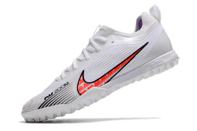 Nike Air Zoom Mercurial Vapor 15 Pro TF Football Shoes - White/Black/Red