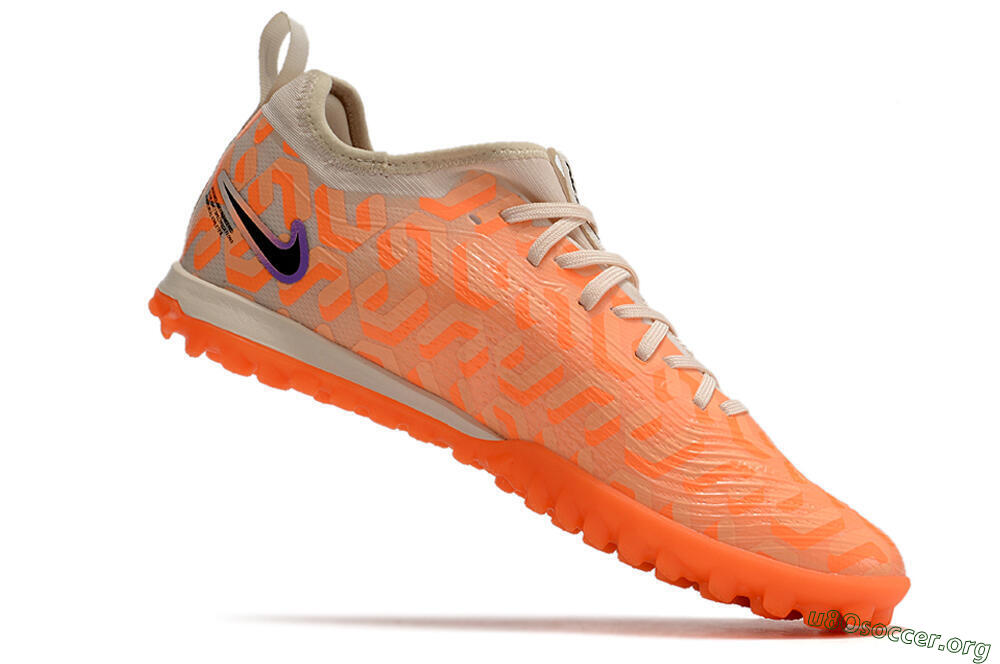 Nike Air Zoom Mercurial Vapor 15 Pro TF Football Shoes - Orange/Purple/Black 4