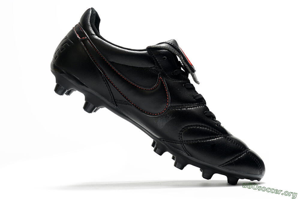 Nike Premier 2.0 FG Football Boots - Black/Red 4