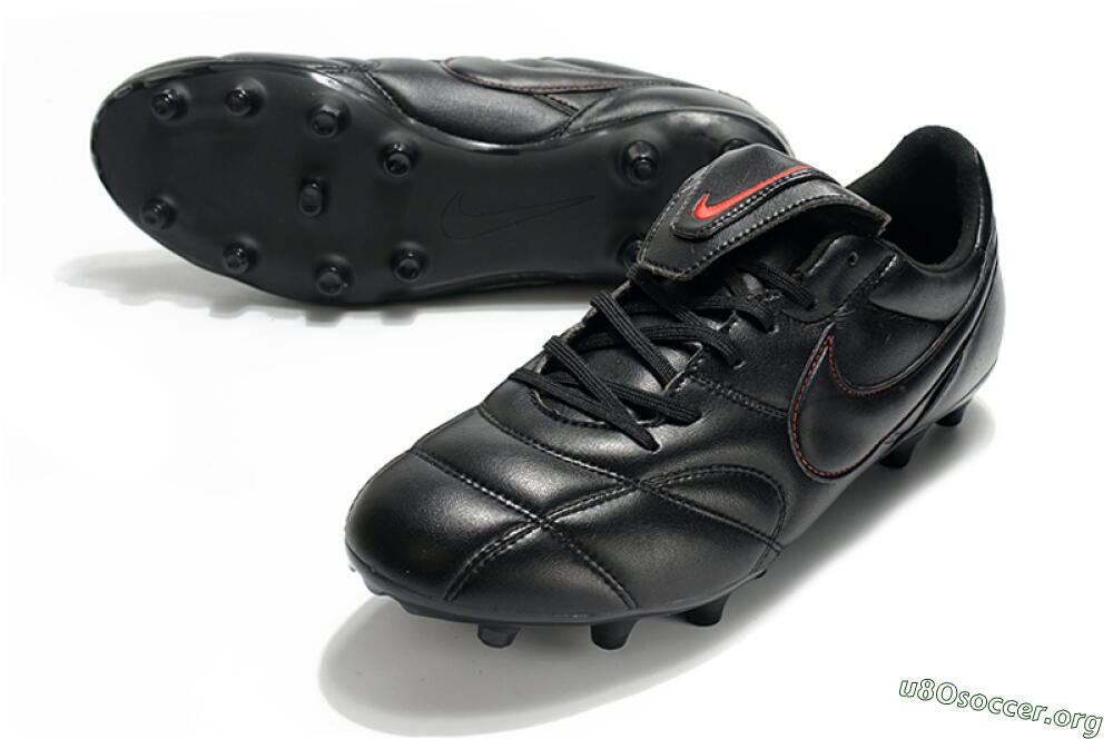 Nike Premier 2.0 FG Football Boots - Black/Red 0