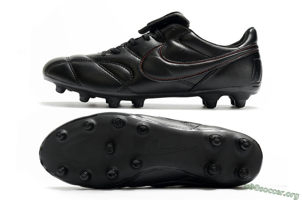 Nike Premier 2.0 FG Football Boots - Black/Red 1