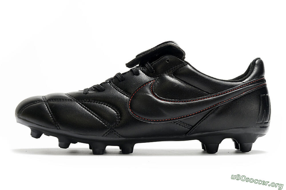 Nike Premier 2.0 FG Football Boots - Black/Red 3