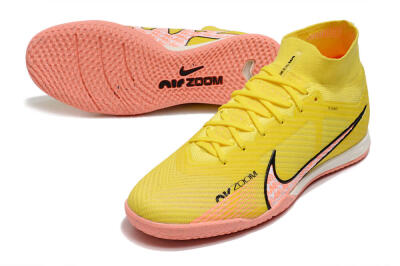 Nike Air Zoom Mercurial Superfly 9 Elite IC Football Shoes - Yellow/Pink/Black