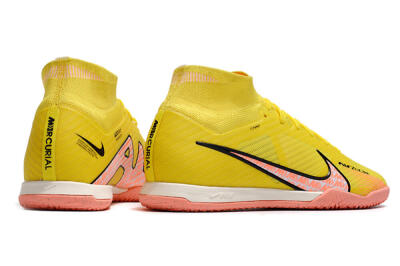 Nike Air Zoom Mercurial Superfly 9 Elite IC Football Shoes - Yellow/Pink/Black