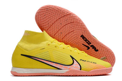 Nike Air Zoom Mercurial Superfly 9 Elite IC Football Shoes - Yellow/Pink/Black