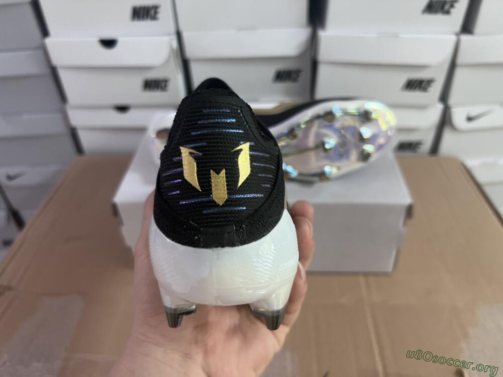 Adidas F50 Adizero Messi Laceless FG Football Boots - Gold/White/Black