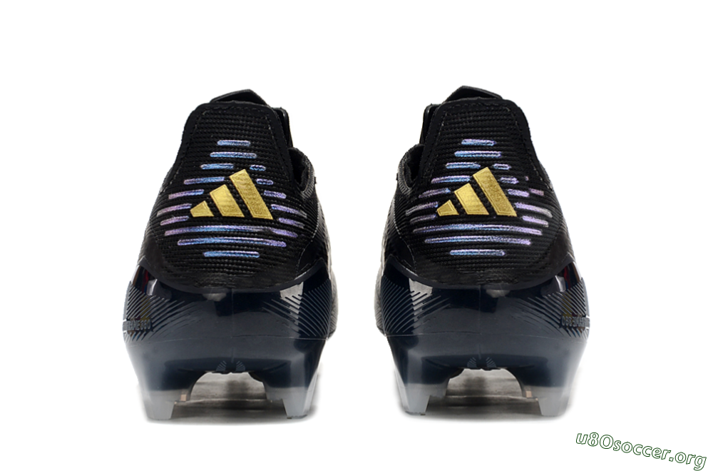 Adidas F50 Elite FG Football Boots - Black/Silver/Purple 6