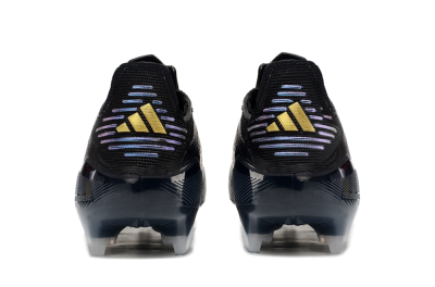Adidas F50 Elite FG Football Boots - Black/Silver/Purple