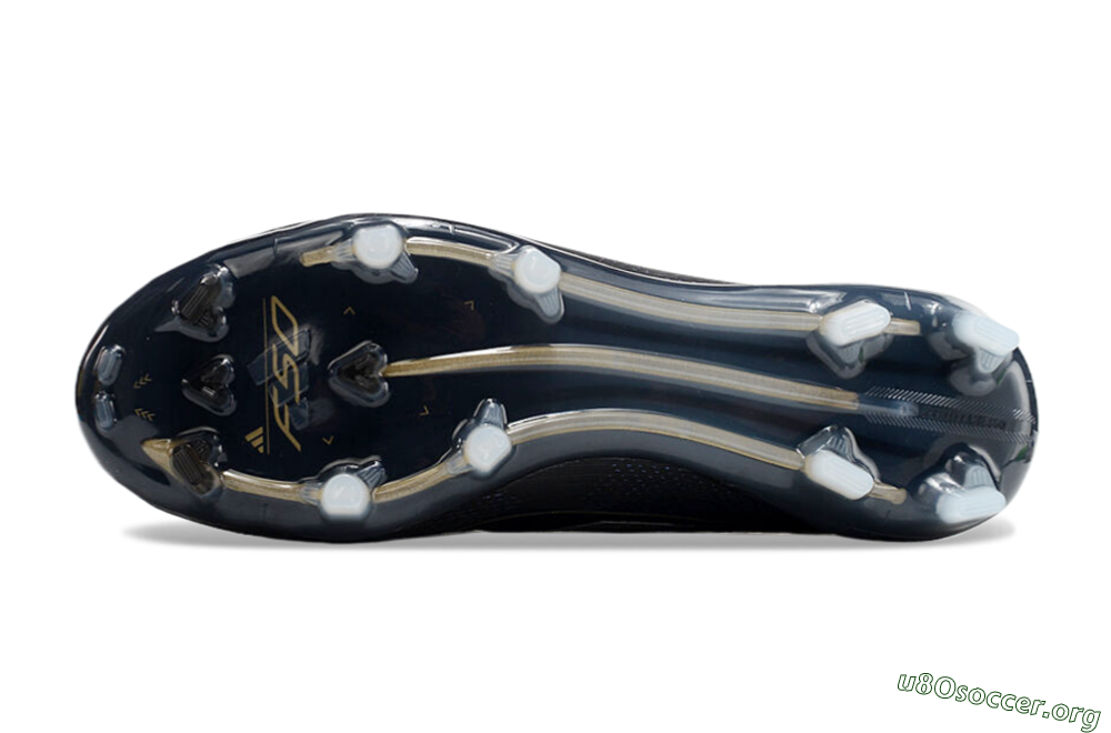 Adidas F50 Elite FG Football Boots - Black/Silver/Purple 7