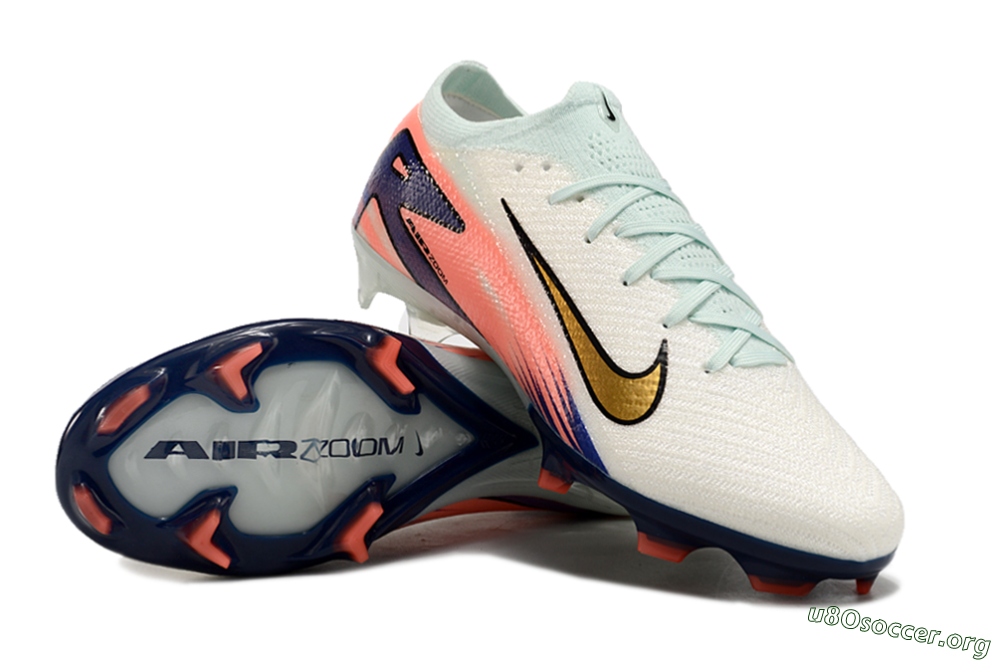 Nike Air Zoom Mercurial Vapor 16 Elite FG Football Boots - Pink/Gold/Blue 0