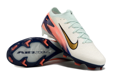 Nike Air Zoom Mercurial Vapor 16 Elite FG Football Boots - Pink/Gold/Blue