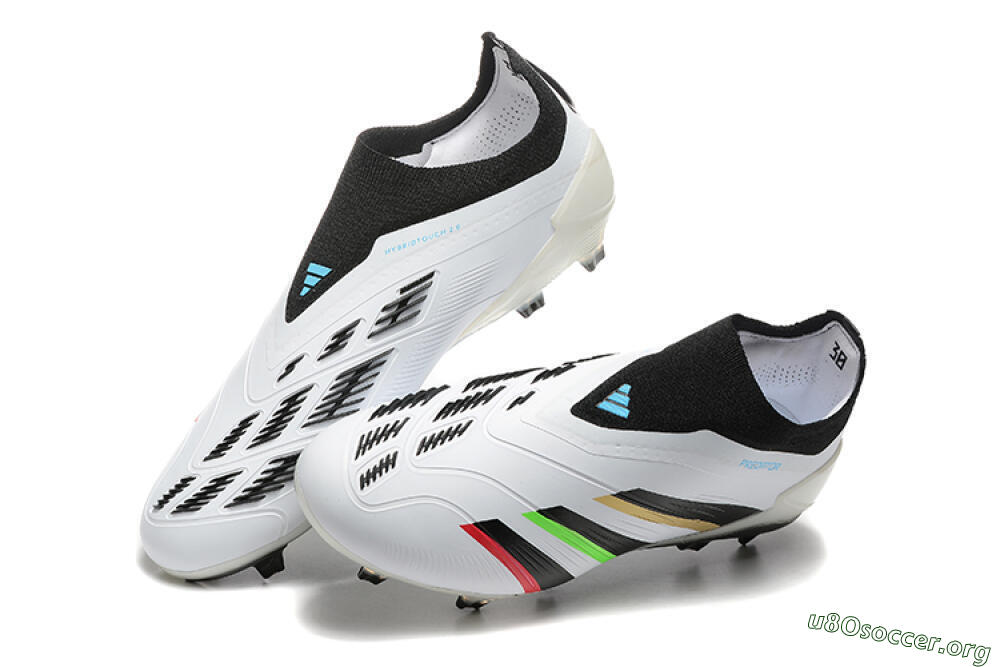 Adidas Predator Elite Laceless FG Football Boots - White/Black/Red/Gold 0
