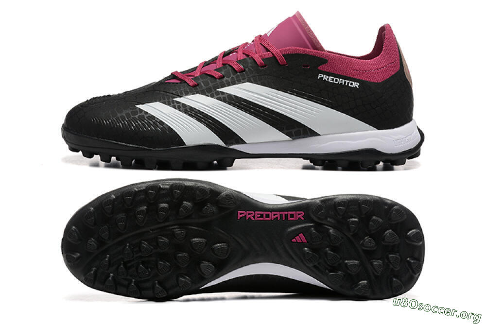 Adidas Predator Elite 24 TF Football Shoes - Black/White/Red 1