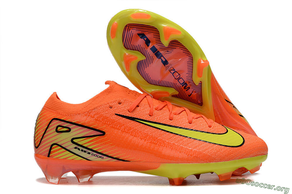 Nike Air Zoom Mercurial Vapor 16 Elite FG Football Boots - Orange/Yellow/Black 2