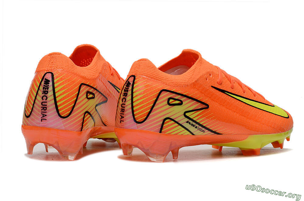 Nike Air Zoom Mercurial Vapor 16 Elite FG Football Boots - Orange/Yellow/Black 6