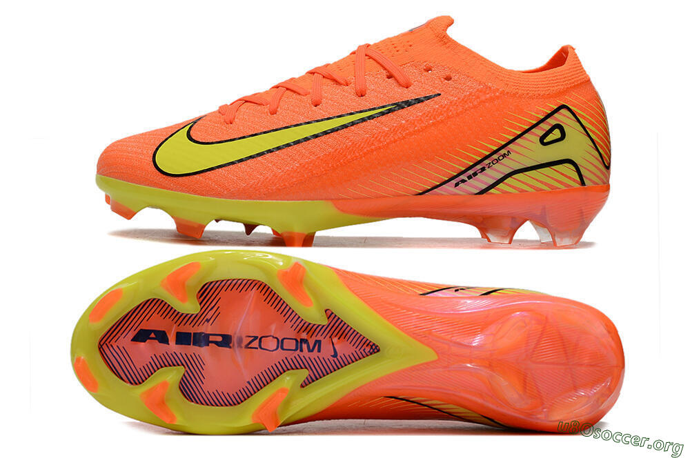 Nike Air Zoom Mercurial Vapor 16 Elite FG Football Boots - Orange/Yellow/Black 1