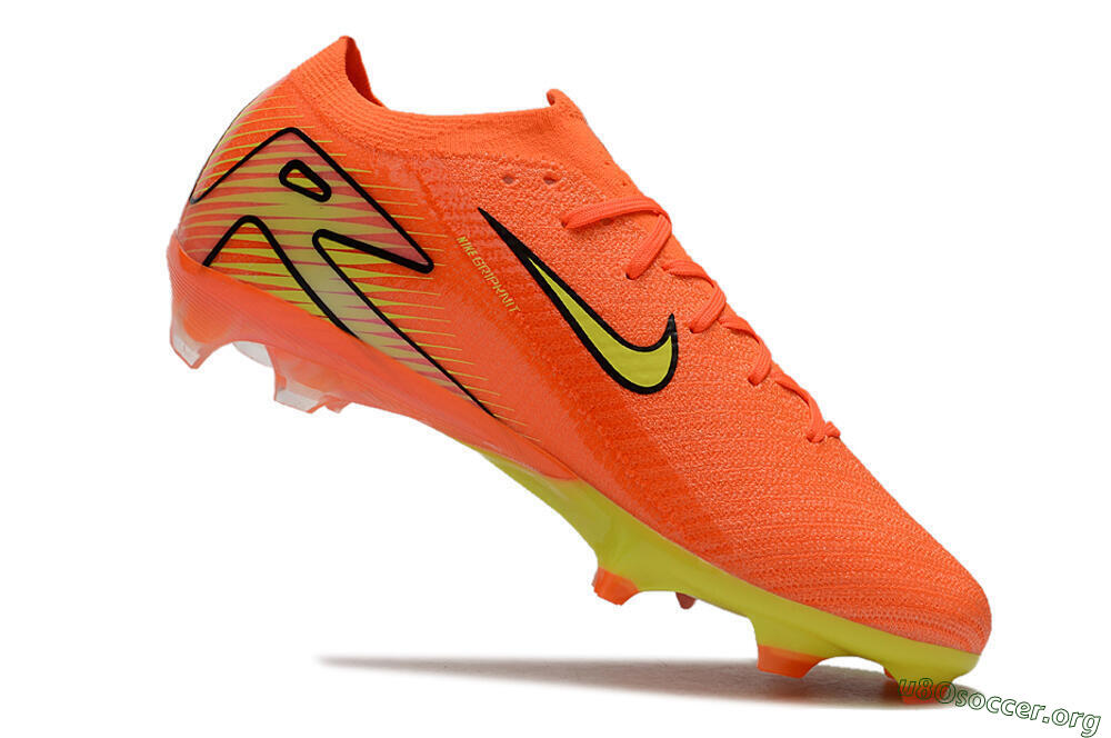 Nike Air Zoom Mercurial Vapor 16 Elite FG Football Boots - Orange/Yellow/Black 4