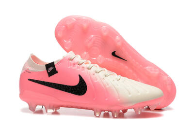 Nike Tiempo Legend 10 Elite FG Football Boots - White/Pink/Black