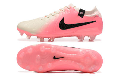 Nike Tiempo Legend 10 Elite FG Football Boots - White/Pink/Black