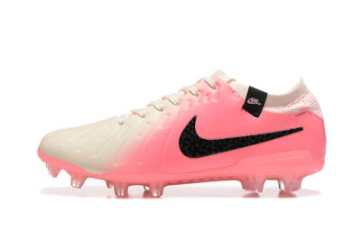 Nike Tiempo Legend 10 Elite FG Football Boots - White/Pink/Black