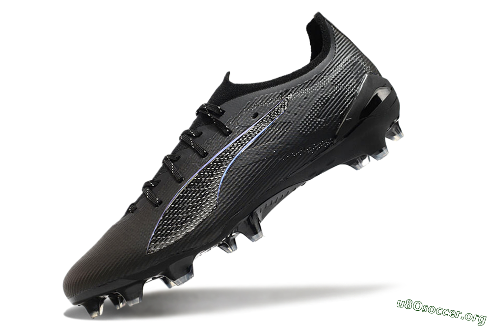 Puma Ultra 5 Ultimate FG Football Boots - Black/Silver/Blue 5