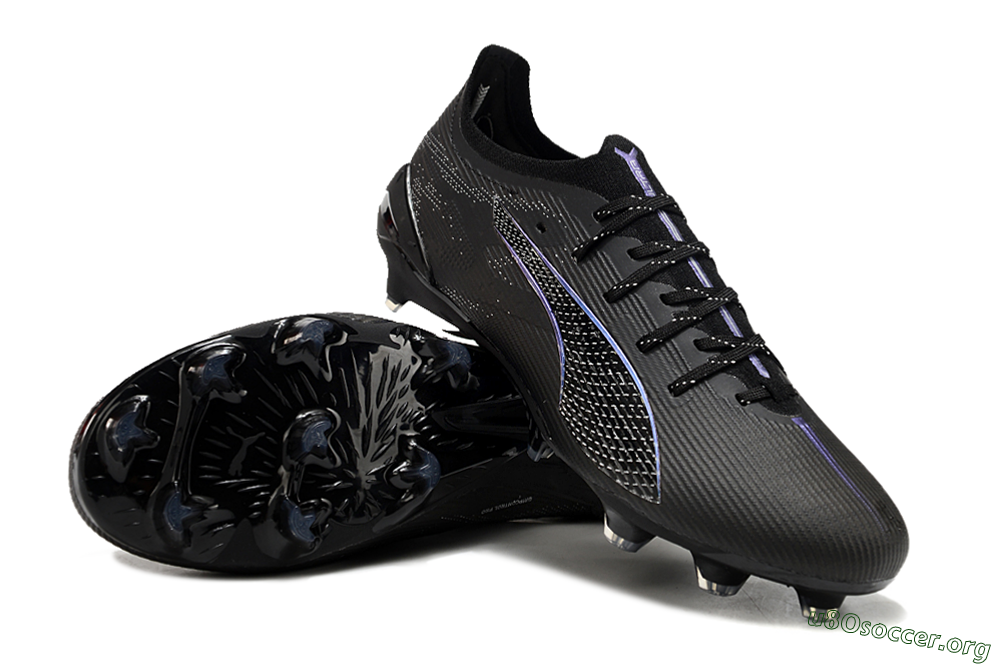Puma Ultra 5 Ultimate FG Football Boots - Black/Silver/Blue 0