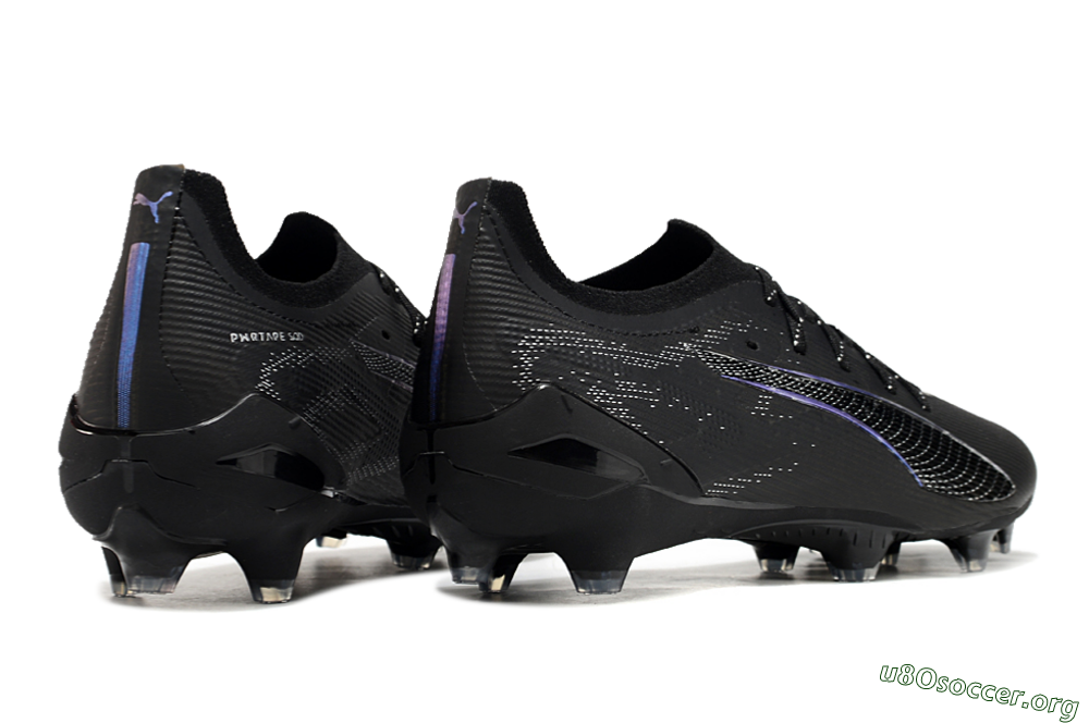 Puma Ultra 5 Ultimate FG Football Boots - Black/Silver/Blue 6