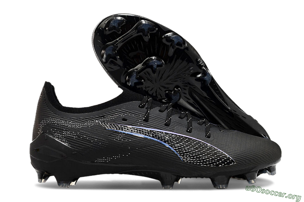 Puma Ultra 5 Ultimate FG Football Boots - Black/Silver/Blue 2