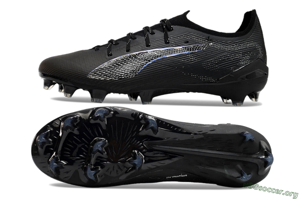 Puma Ultra 5 Ultimate FG Football Boots - Black/Silver/Blue 1