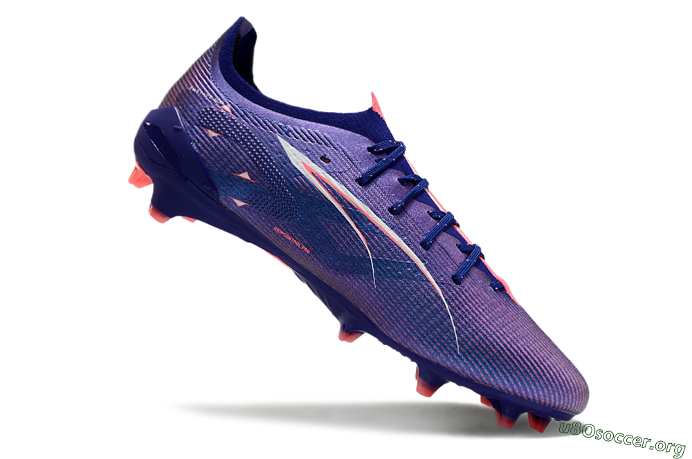 Puma Ultra 5 Ultimate FG Football Boots - Blue/Pink/White 4