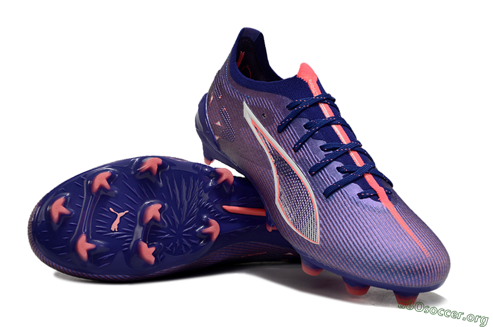 Puma Ultra 5 Ultimate FG Football Boots - Blue/Pink/White 0