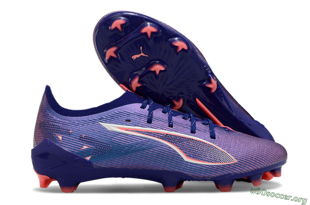 Puma Ultra 5 Ultimate FG Football Boots - Blue/Pink/White 2