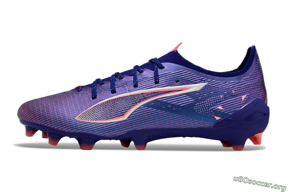 Puma Ultra 5 Ultimate FG Football Boots - Blue/Pink/White 3